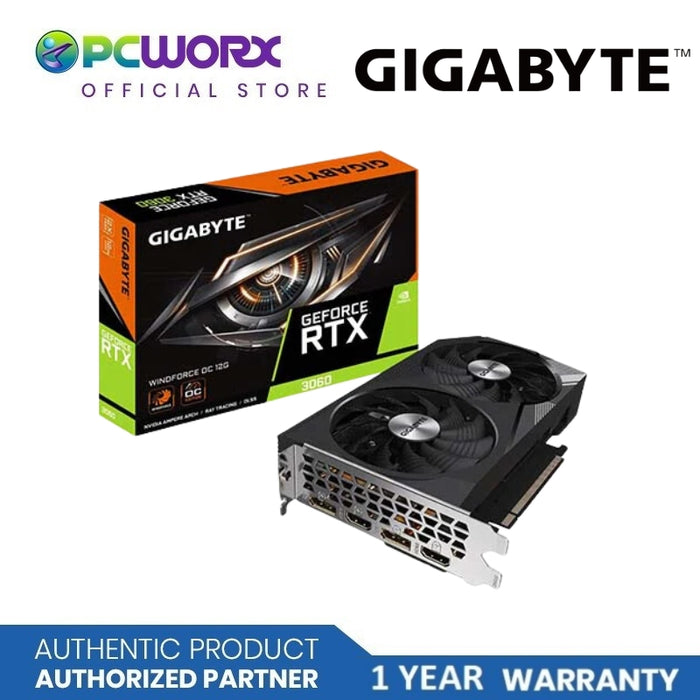 Gigabyte NVIDIA® GeForce RTX™ 3060 WindForce 12GB GDDR6