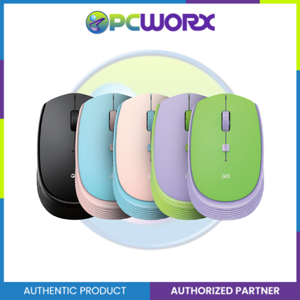 Fantech GO W607 Wireless Mouse | Black | Blue | Green | Pink | Purple
