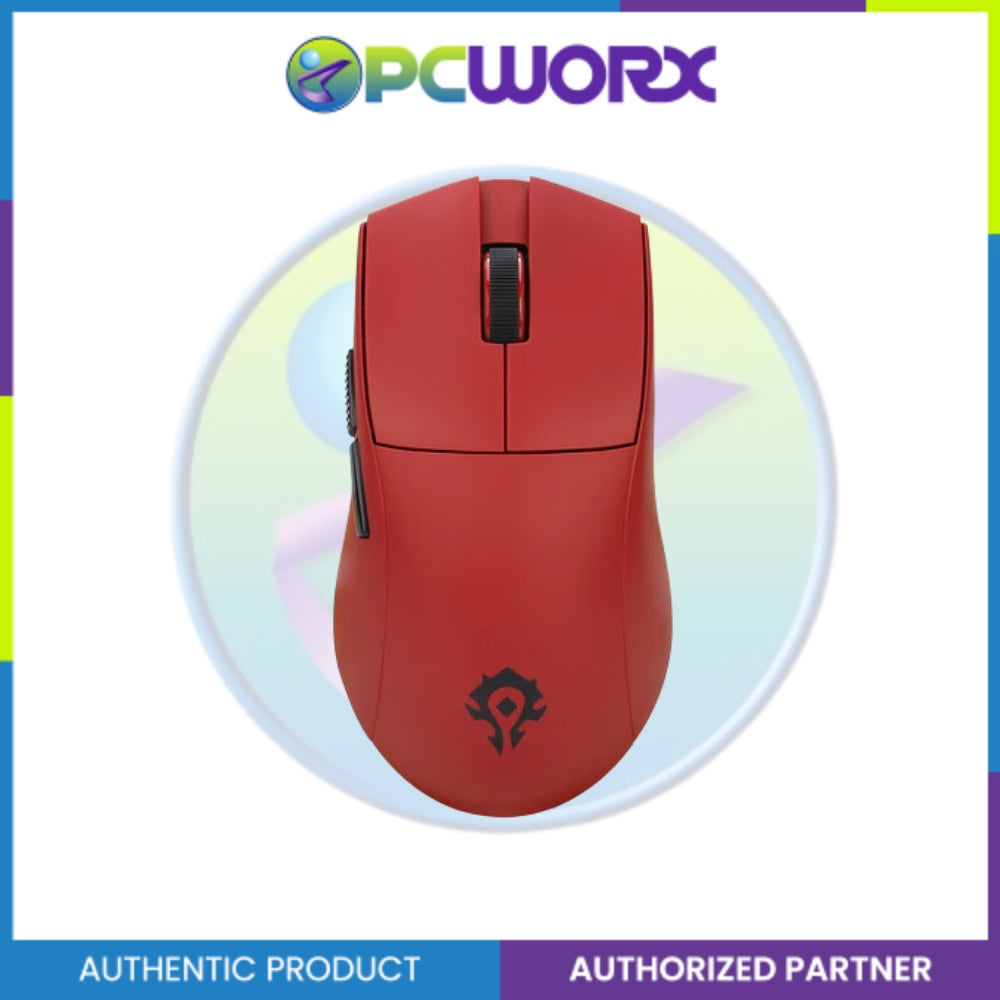 Redragon YGK01 World Of Warcraft Alliance/Horde Wired Tri-Mode Gaming Mouse White/Black/Blue/Red