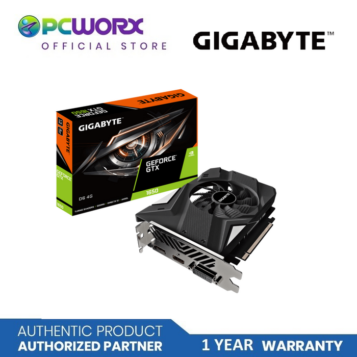 Gigabyte GV-N1656D6-4GD GeForce® GTX 1650 D6 4GB GDDR6 128-bit DP HDMI DVI | Gaming | Graphic Card