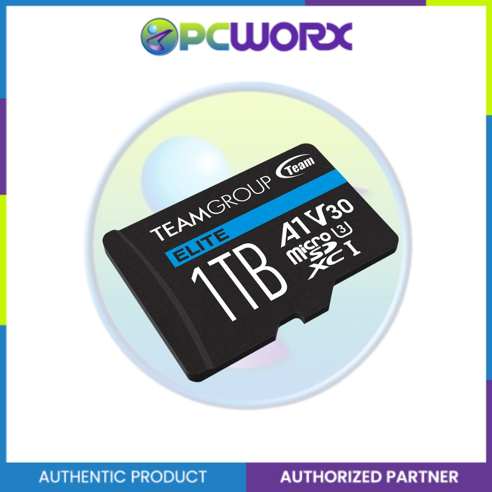 Team Group TEAUSDX64GIV30A103 64GB ELITE Micro SDXC U3 V30 A1 100MB/s W/ Adapter