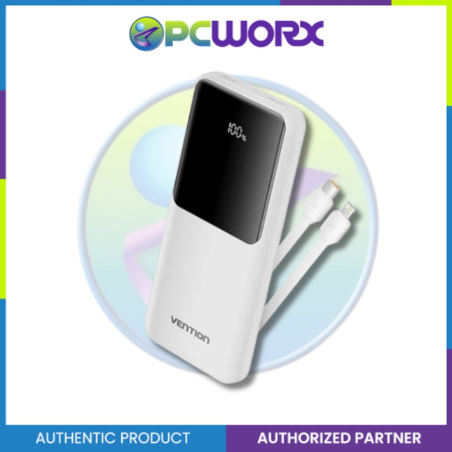 Vention I13WB 10,000mAh Powerbank White