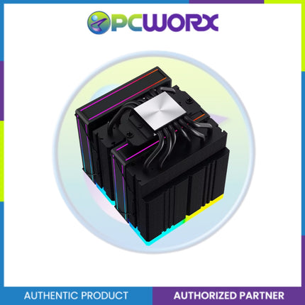 ID-Cooling FROZN A620 aRGB White / Black, Twin Tower 6 heatpipe, 2x120mm | aRGB CPU Cooler