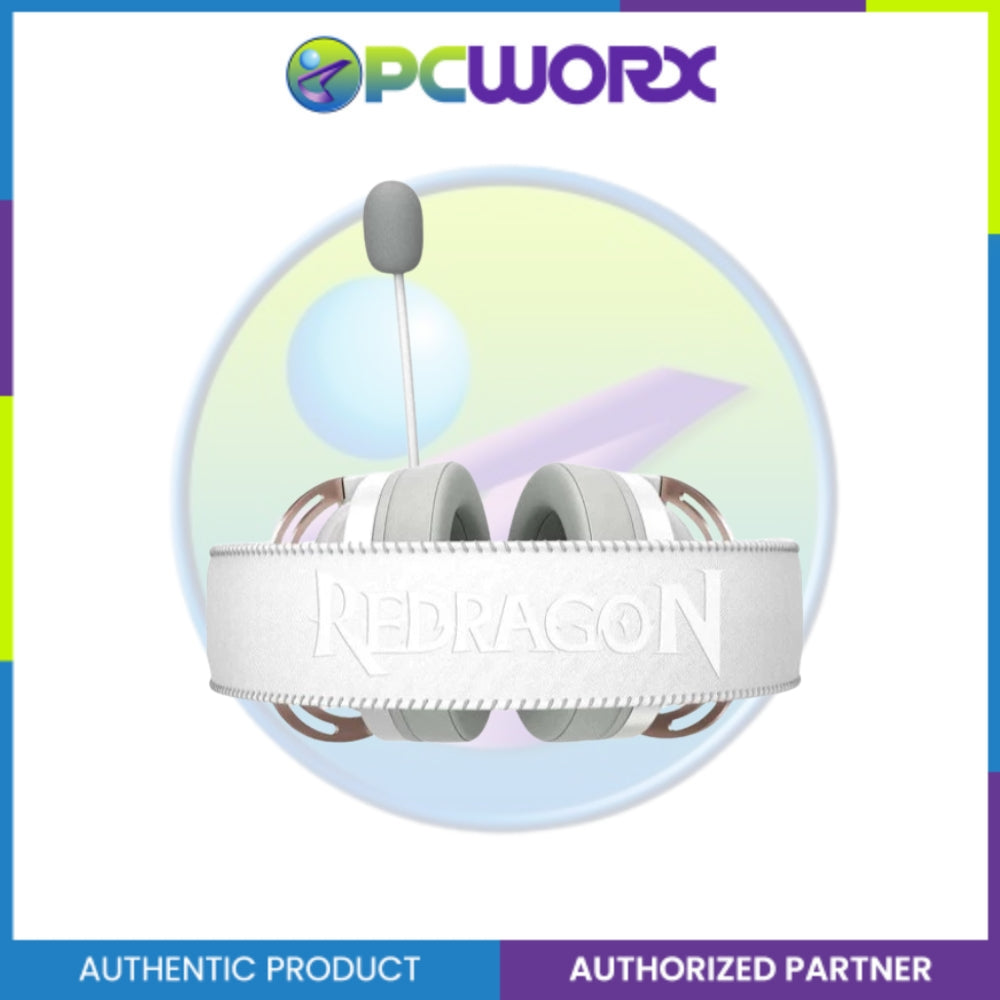 Redragon H386-W Gaming Headset Diomedes White