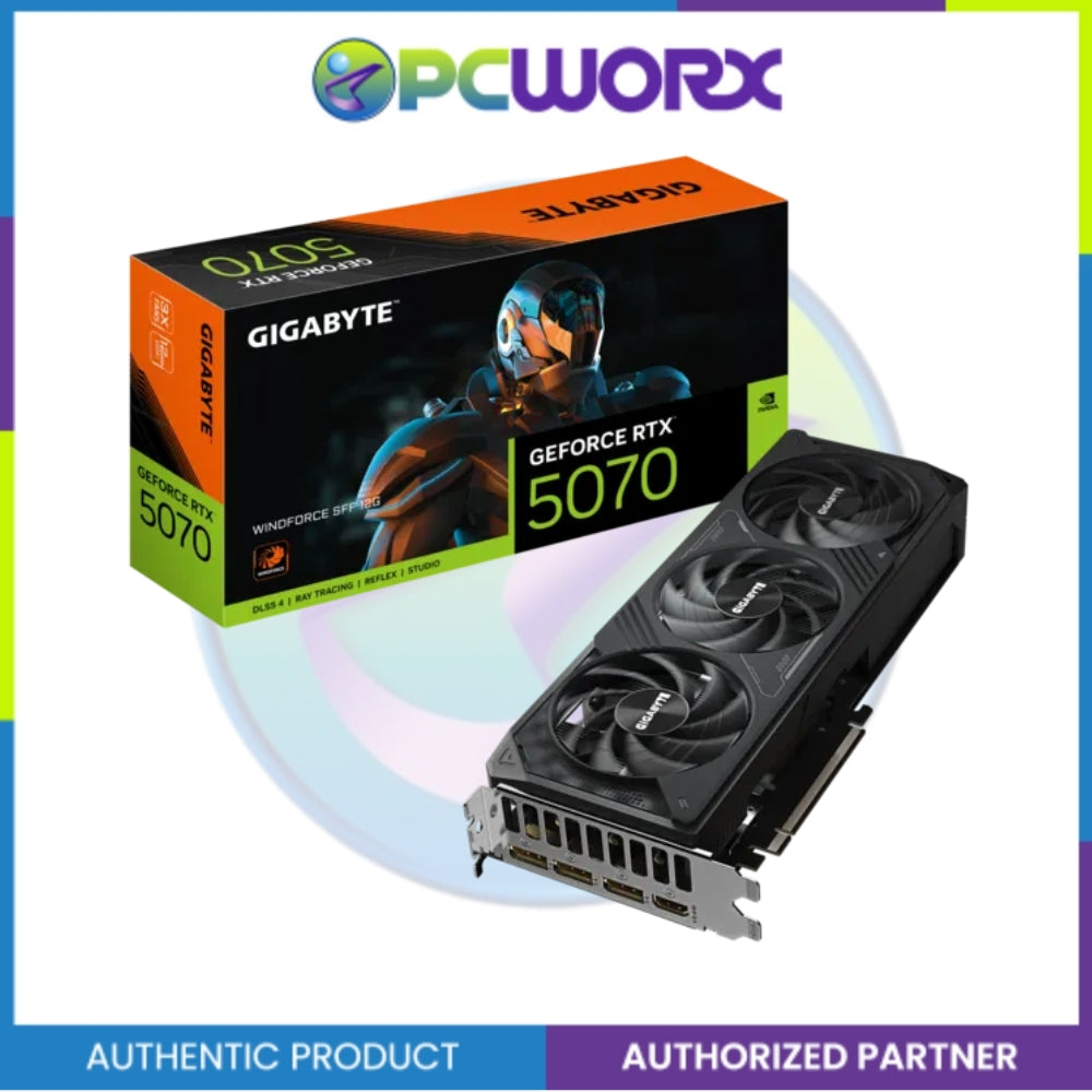 Gigabyte NVIDIA® GeForce RTX™5070 GV-N5070WF3-12GD WINDFORCE SFF 12G GDDR7 Graphics Card