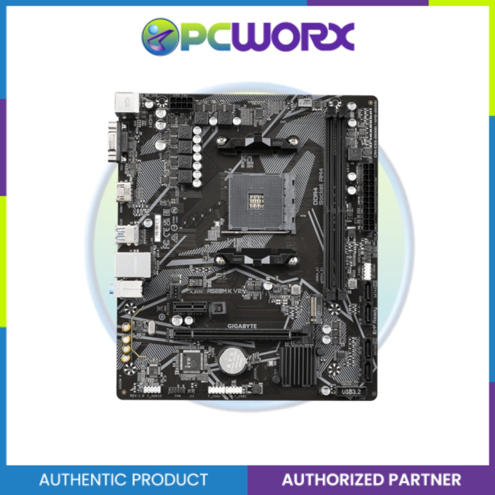 Gigabyte A520M-K V2 DDR4 AM4 A/L mATX Motherboard