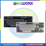 Tecware Phantom+ Elite 87-Keys RGB 3-Mode Mechanical Keyboard - White / Black