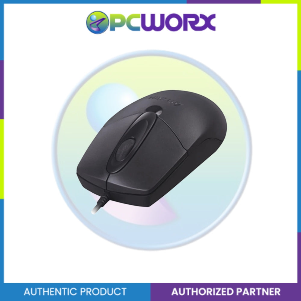 A4Tech OP-720 USB Optical Mouse Black