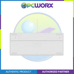 Aula F3061 Membrane Keyboard White | RGB TKL Wired Silicone Keyboard (White)