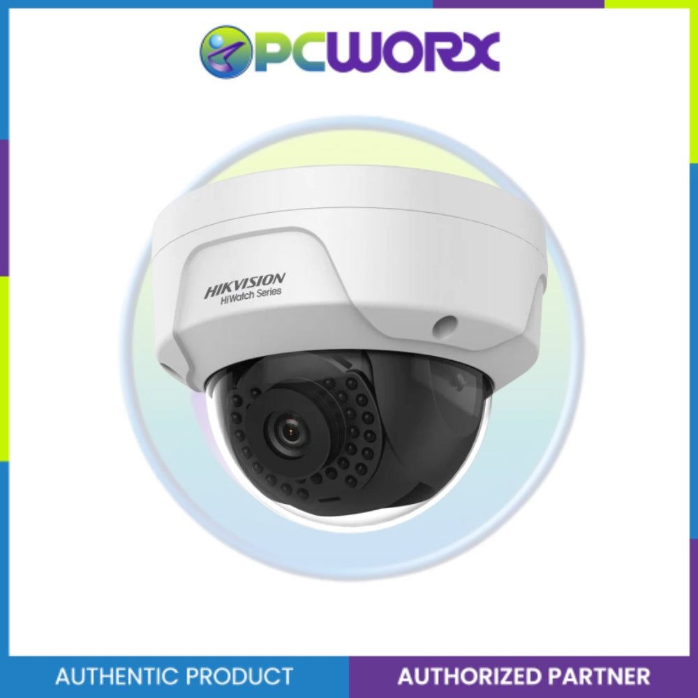 Hikvision HiWatch 2MP IR30m IP67 IK10 Dome IPC CCTV