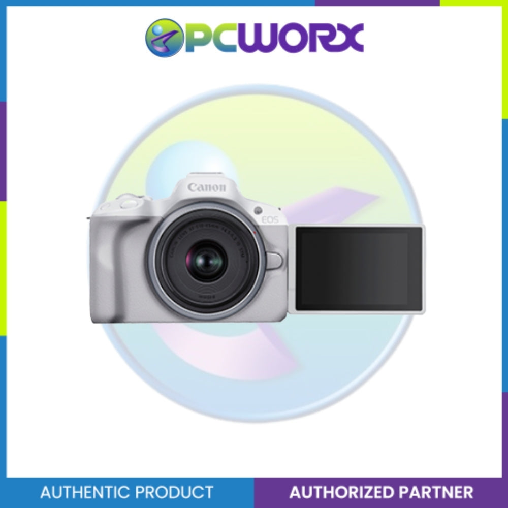 Canon EOS R50 RF-S18-45 STM Black | White (PRE-ORDER)