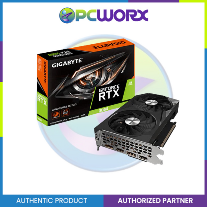 Gigabyte NVIDIA® GeForce RTX™ 3060 WindForce OC 12GB GDDR6