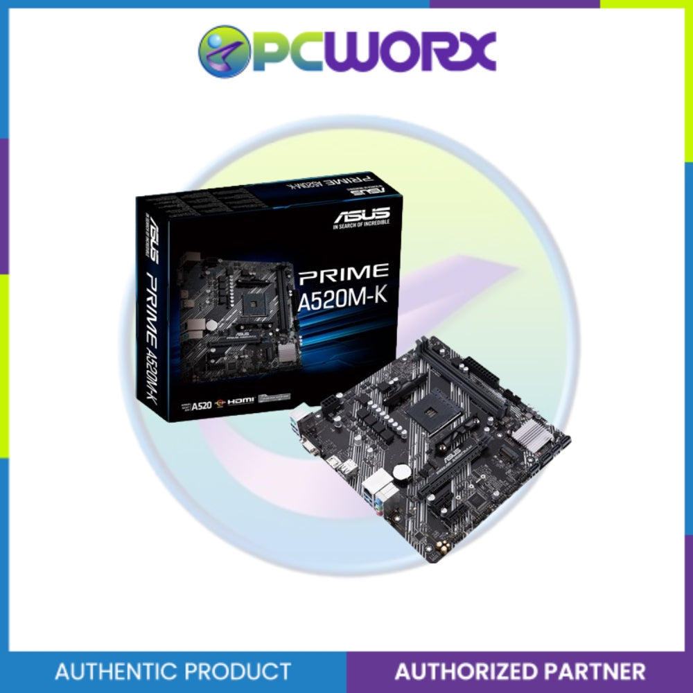 Asus Prime A520M-K DDR4 AM4 AVL mATX