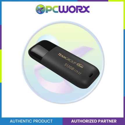 Team Group TC175332GB01 C175 USB 3.2 Gen1 up to 100MB/s Flash Drive Black 32GB, 256GB, 512GB