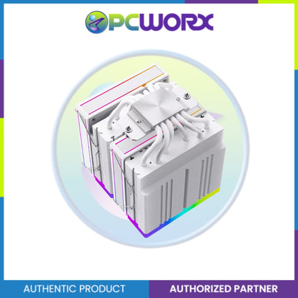 ID-Cooling FROZN A620 aRGB White / Black, Twin Tower 6 heatpipe, 2x120mm | aRGB CPU Cooler