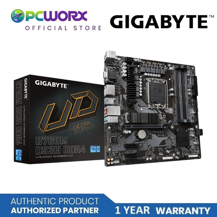 Gigabyte GA-B760M-DS3H DDR4 LGA1700 m-ATX