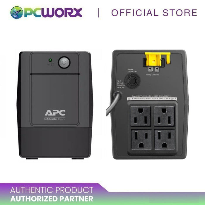 APC BVX650I-PH Back-UPS AVR 650va 360 Watts 4 Sockets