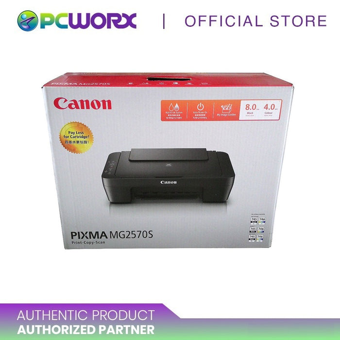 Canon Pixma MG2570s 3 in 1 Printer (Print, Scan and Copy)