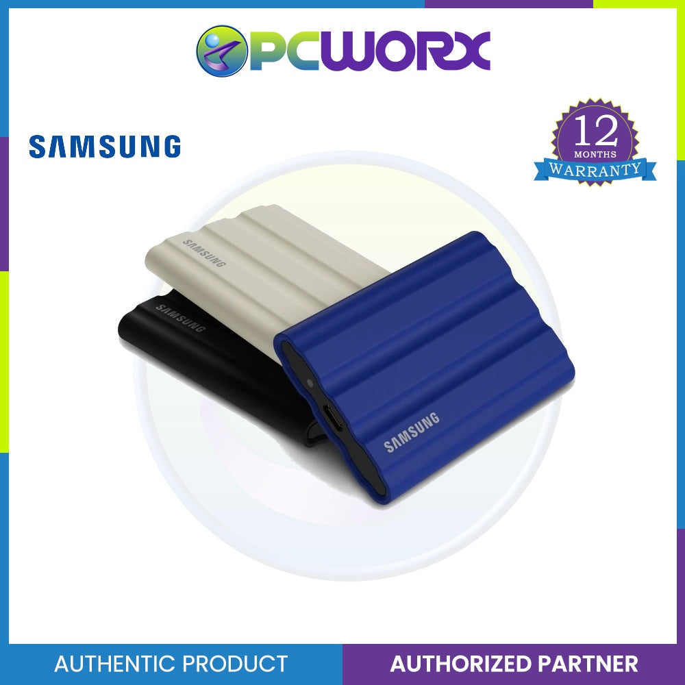 Samsung T7 Shield Portable Solid State Drive USB 3.2 1TB 2TB, IP65 Water Resistant, External SSD