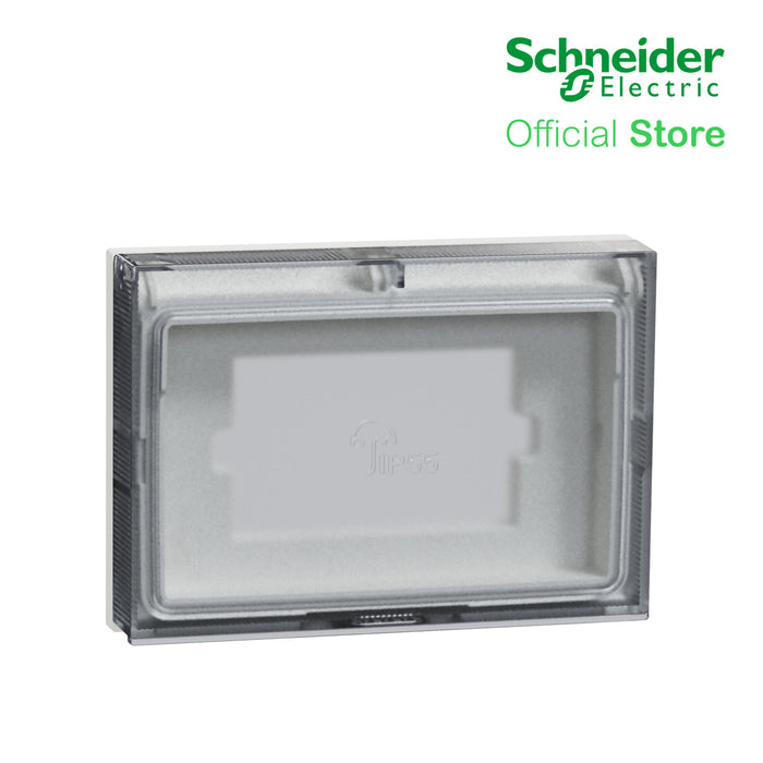 Schneider AvatarOn A Square Weather Proof Box White M3T01WP-WE