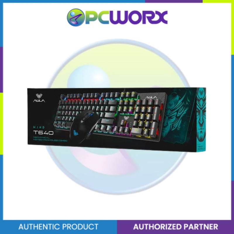 Aula T640 Mechanical Wired Gaming Keyboard & Wired Gaming Mouse | Keyb ...