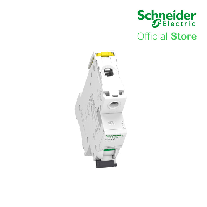 Schneider Acti9 IEC, 1-Pole 20A DIN-Rail Type Circuit Breaker 230/400V 10 KAIC (A9F74120)