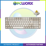 Darkflash GD100 Mechanical Keyboard Wired+2.4G Wireless Milky & Brown K. Yellow