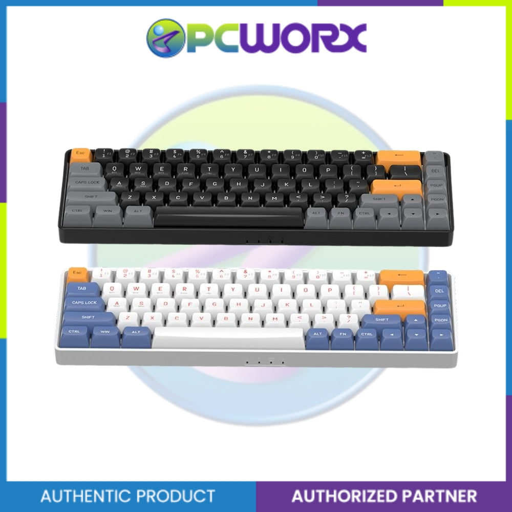 Darkflash GD68 Mechanical Keyboard Wired & Bluetooth Connection Brown Sugar/Starry Blue