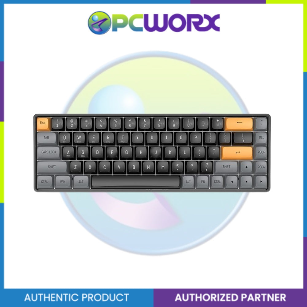 Darkflash GD68 Mechanical Keyboard Wired & Bluetooth Connection Brown Sugar/Starry Blue