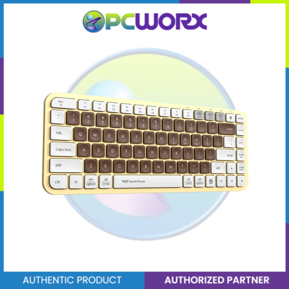 Darkflash V200 BT/2.4G Bluetooth Wireless Keyboard Mocha