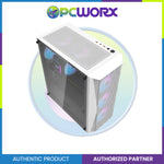 Darkflash DK352 Mesh w/ 4pcs ARGB Fans ATX Mid-Tower Casing White