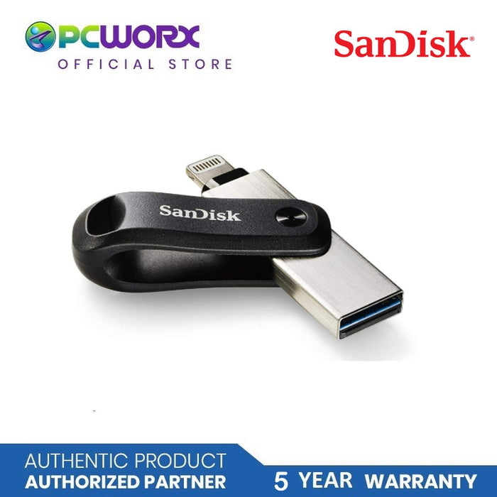 SanDisk SDIX60N-128G-GN6NE 128GB iXpand Go OTG USB 3.0 Black for Apple iPhone and iPad | 128GB iXpand OTG USB Drive | Sandisk Flash Drive