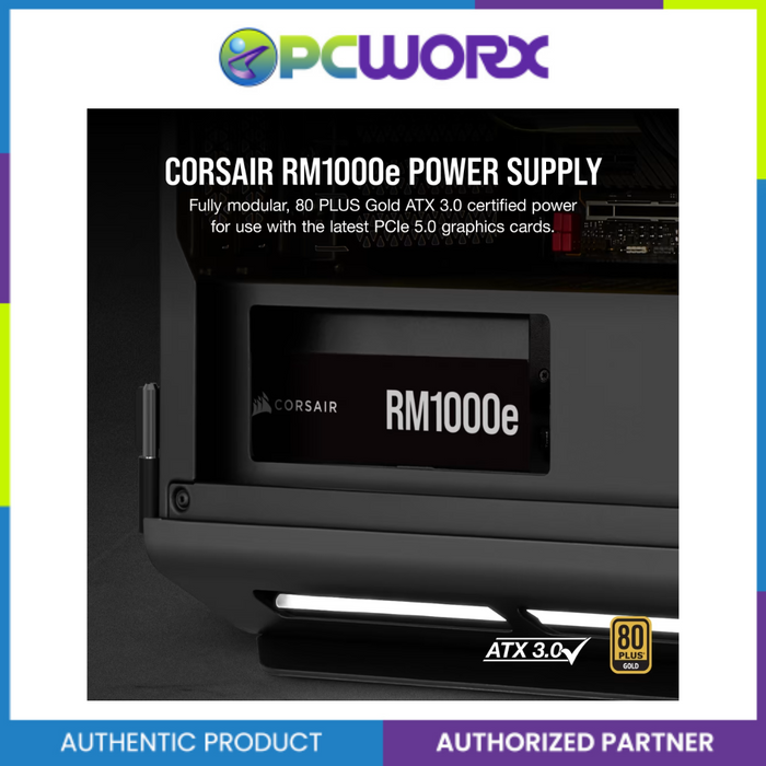 Corsair CS-CP-9020264-NA RM1000e 1000w 80+ GOLD Certified Fully Modular PSU