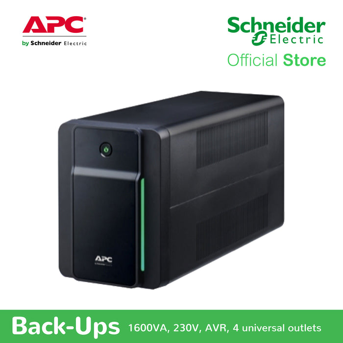 APC Back-UPS (BX1600MI-MS) 1600VA, 230V, AVR, Universal Sockets | APC UPS