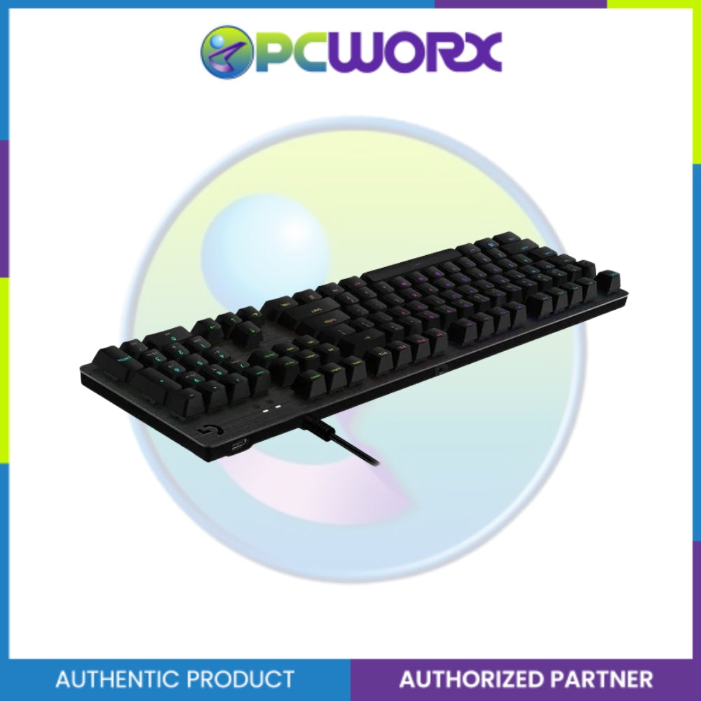 Logitech G512 Carbon GX Brown Tactile Switch RGB Mechanical Gaming Keyboard