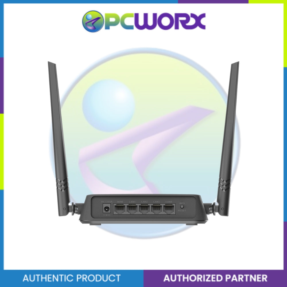 D-Link DIR-612 Wireless N300 Router 300Mbps Wi-Fi 4 Router with 2 * 5dbi External