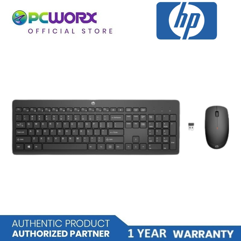 HP 230 Wireless Mouse and Keyboard Black