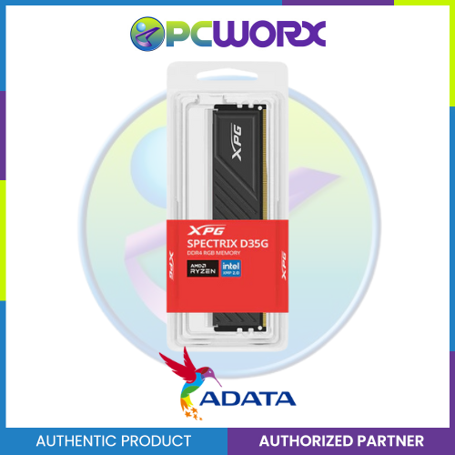 Adata AX4U32008G16A-DTBKD35G SPECTRIX 16GB D35 RGB 2x8GB 3200Mhz Black / White