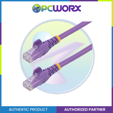 AMP 0-1859014-7 CAT6 7FT Violet RJ45 UTP Patchcord 2M