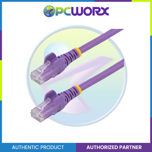 AMP 0-1859014-7 CAT6 7FT Violet RJ45 UTP Patchcord 2M