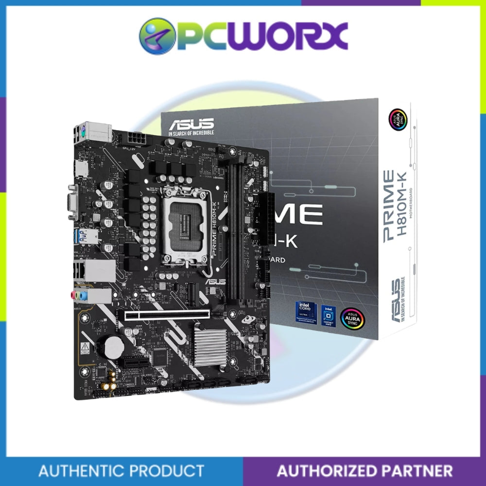 Asus PRIME H810M-K DDR5 LGA1851 m-ATX Motherboard