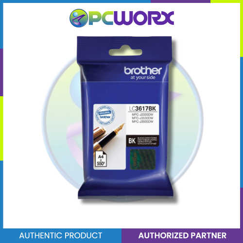Brother LC-3617 Ink for MFCJ2330/MFCJ2730/MFC-3530/MFC-J3930 550 Yield Black/Magenta/Cyan/Yellow