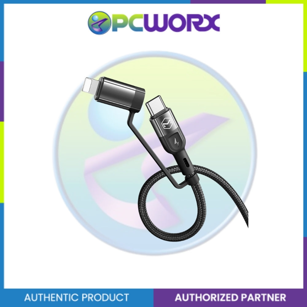 Mcdodo CA-8070 4in1 60W USB-A/C to Lightning+Type-C Fast Charge Data Cable 1.2m