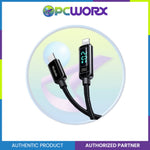 Mcdodo CA-8810 Digital Display 36W Type-C to Lightning Data Cable 1.2m Black