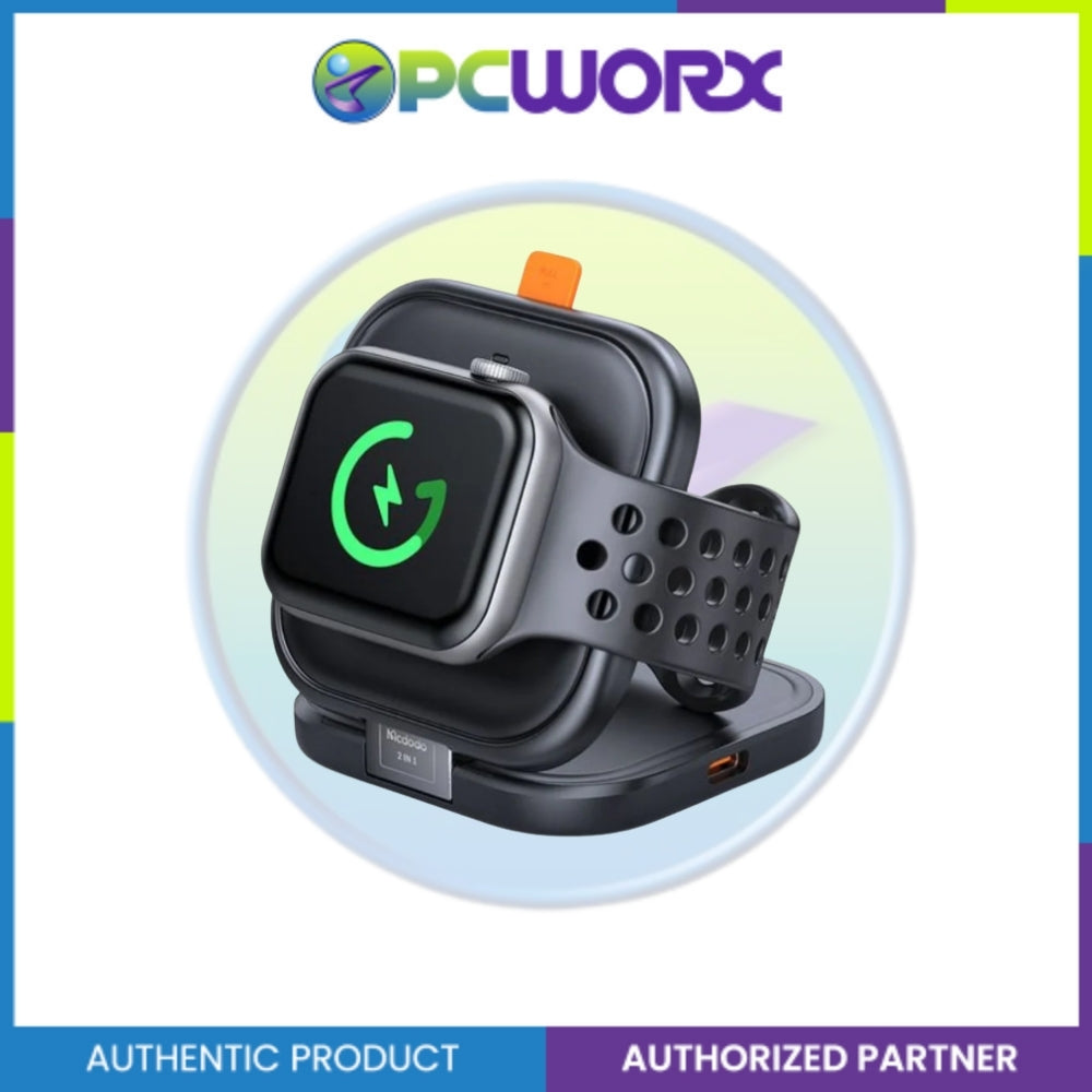 Mcdodo CH-2160 True 15W 2in1 for iPhone Foldable Magnetic Wireless Charging Black