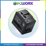 Mcdodo CP-4120 10.5W 2A+1AC Universal Travel Adapter (UK/US/EU/AU) Black