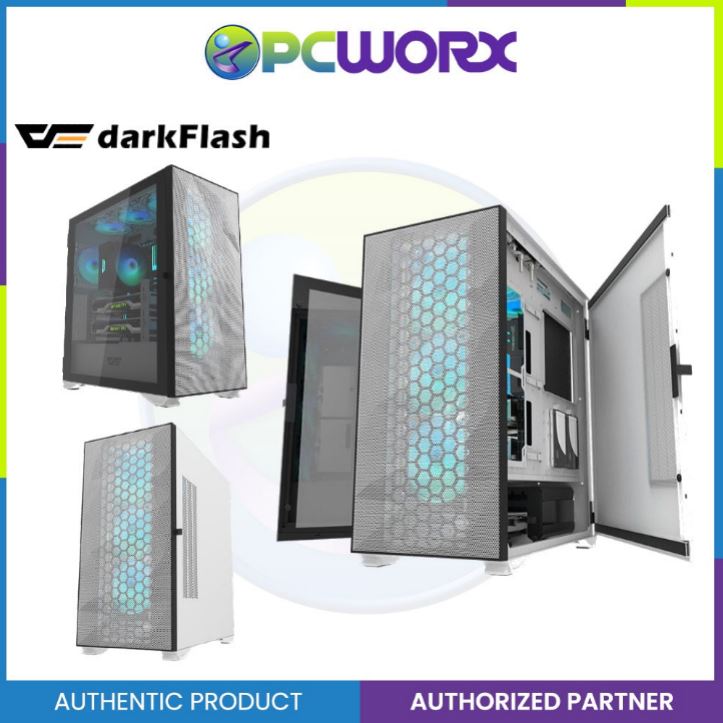 Darkflash DLX21 ATX Gaming Case White
