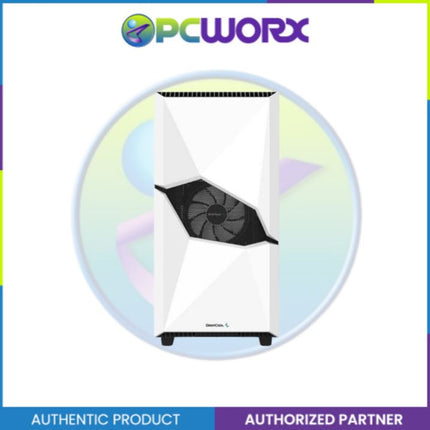 Deepcool R-WHAAET-C-1 Cyclops w/ 1x120mm ARGB Fan  Mid-Tower Case White