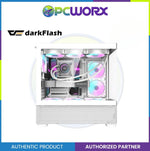 Darkflash DS900 AIR PANORAMIC GLASS SIDE PANEL LUXURY PC CASE WHITE