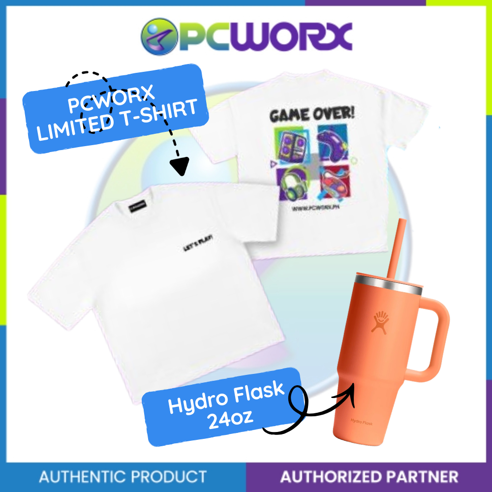 Hydro Flask and PCWORX T-SHIRT - FREEBIE ONLY